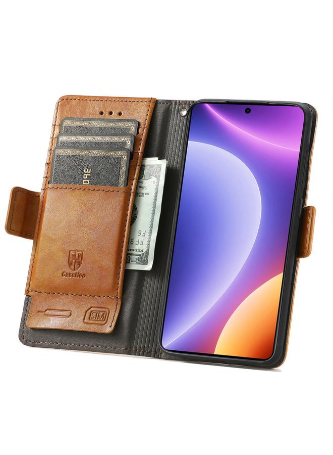 S-TOP Case For Redmi Note 12 Turbo CaseNeo Splicing Dual Magnetic Buckle Leather Phone Case - Image 3