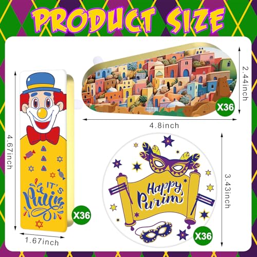 PullCrease 54 Pack Noise Makers Bulk Traditional Purim Gragger Assorted Shapes Metal Noisemaker for Purim Toy - Image 5