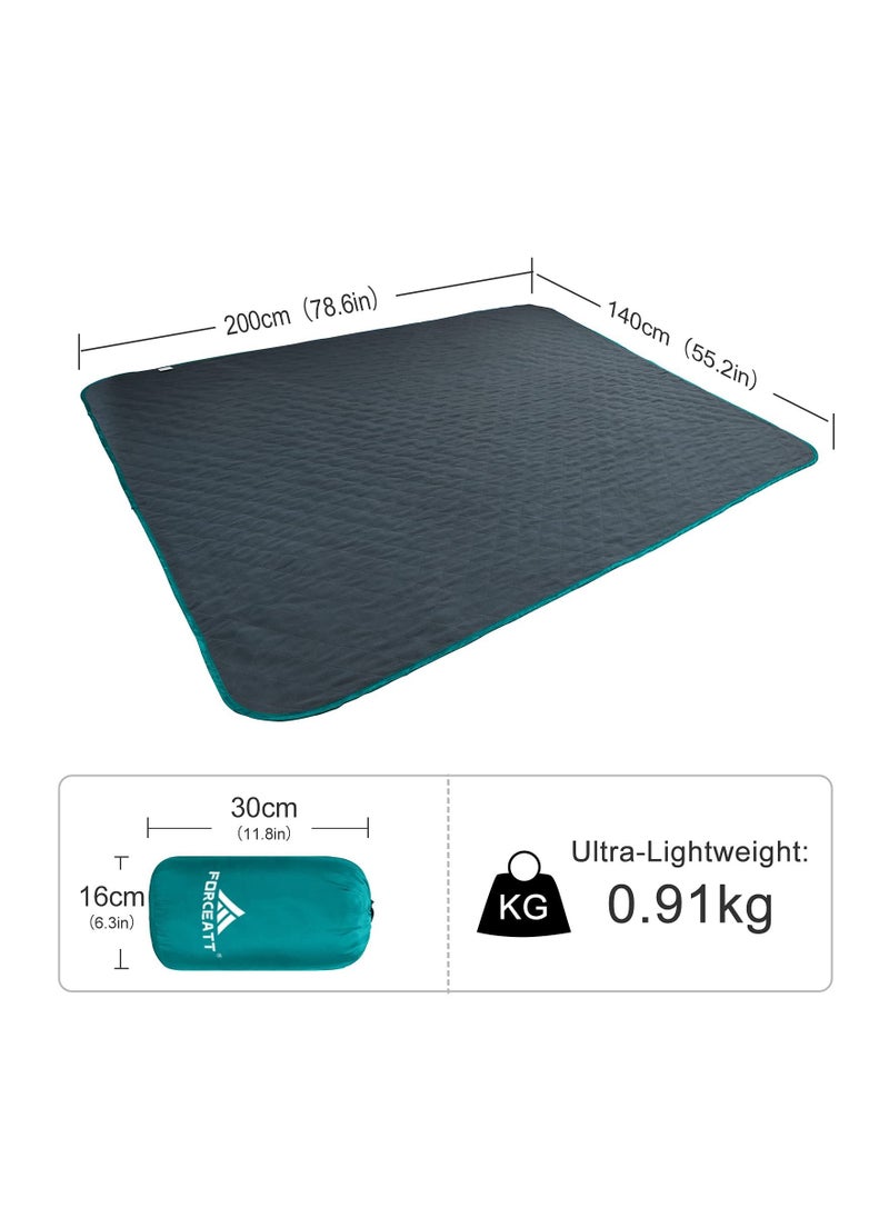 Arabest Camping Blanket, 200 X 150 cm Large Outdoor Blanket, Sandproof, Waterproof for Outdoor Festivals, Beaches, Picnics, Stadium，Camping, Parks, Hiking, Travel, Family Suitable for 4 Seasons.  - Image 2