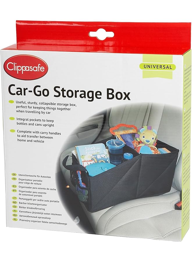 Clippasafe Car Go Storage Box Black - Image 1