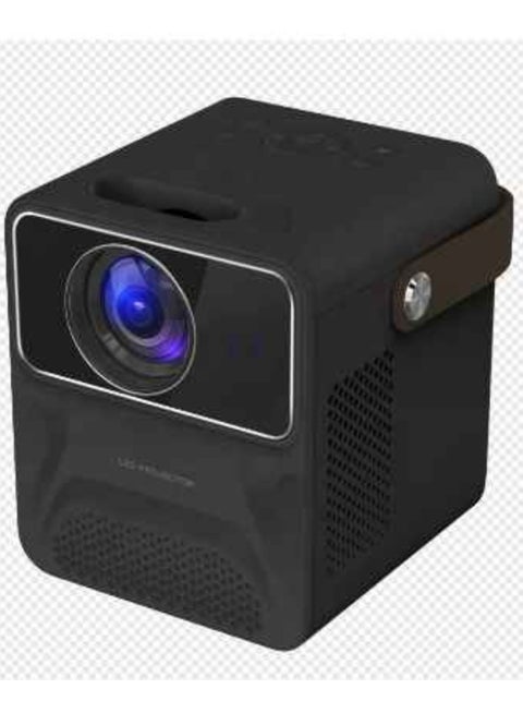 T5 1920 x 1080P Mini LED Portable Dual Frequency WiFi Android 9.0 Remote Electronic Focusing For Meeting Home Smart Video Projector Compatible with TV Stick/HDMI/USB/PS5/iOS/PS4