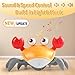 Hirger Crawling Crab Baby Toy Infant Tummy Time Toys for Babies 3 6 9 12 18 24 36 Months Walking Dancing Crab for Toddler 1 2 3 Year Old 1st Music Birthday Gift for Boys Girls - Image 4
