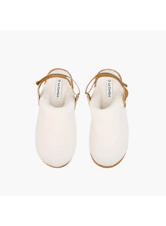 لو كونفورت شباشب نسائية لغرفة النوم بشريط لاصق