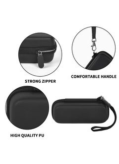ANKHOH Case Compatible With Logitech Wireless Presenter R400 Wireless Presentation Remote Clicker, Pointer Storage Organizer Bag With Zippered Mesh Pocket (Box Only) (Black)  - Image 4