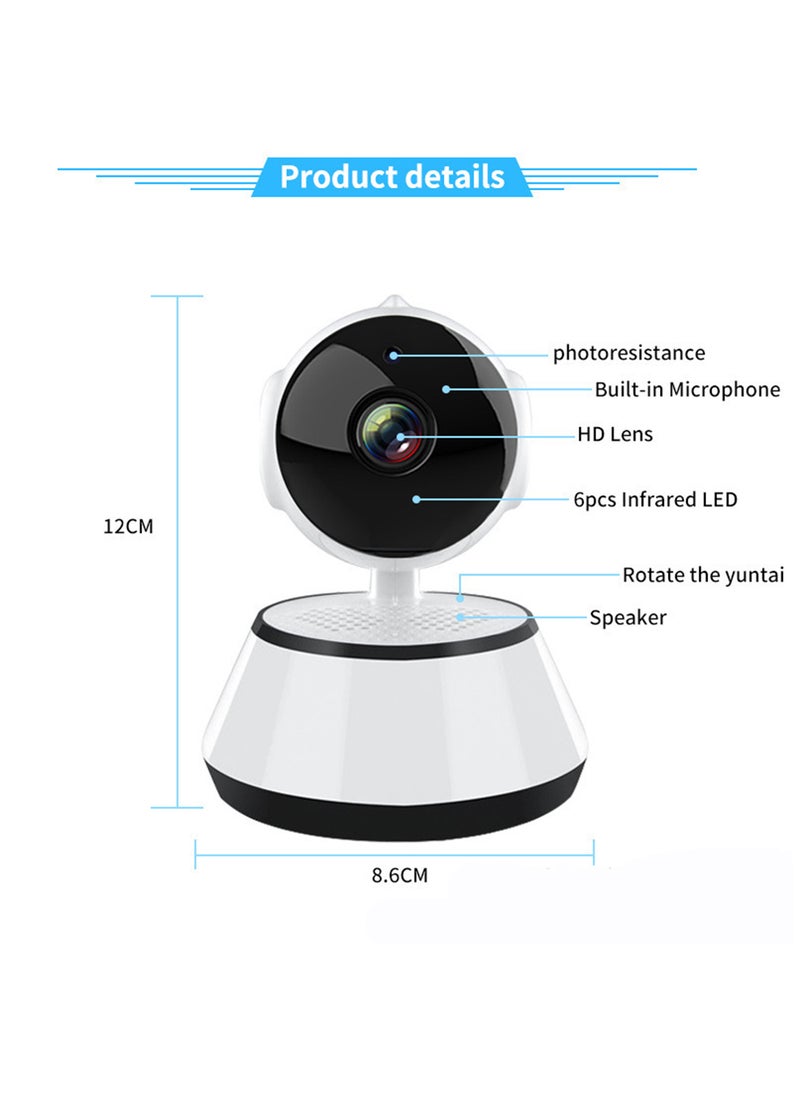 Sharpdo - 1080P Indoor Security Camera, Baby Pet Camera, Night, Secure Local and Cloud Storage, Two-way Talk, APP - Image 1
