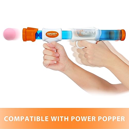 CHAKANLX 48 Pieces Power Popper Refill Balls Soft Foam Balls Approx 12 Inch in Diameter Foam Balls for Popper Air Blaster Guns Replacement Foam Bullet Ball for Shooting Game Guns Pink - Image 5