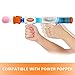CHAKANLX 48 Pieces Power Popper Refill Balls Soft Foam Balls Approx 12 Inch in Diameter Foam Balls for Popper Air Blaster Guns Replacement Foam Bullet Ball for Shooting Game Guns Pink - Image 2