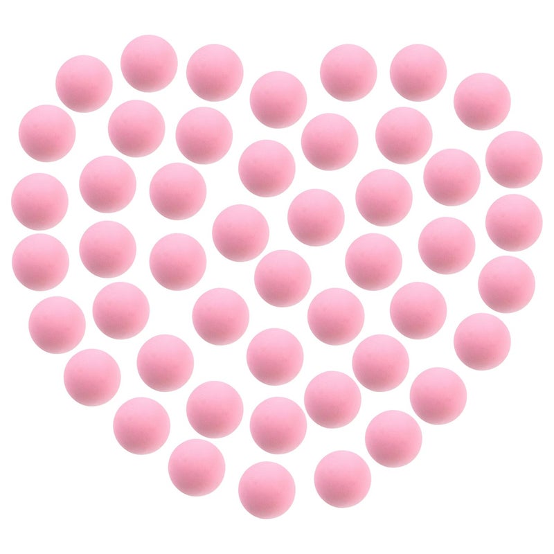 CHAKANLX 48 Pieces Power Popper Refill Balls Soft Foam Balls Approx 12 Inch in Diameter Foam Balls for Popper Air Blaster Guns Replacement Foam Bullet Ball for Shooting Game Guns Pink - Image 3