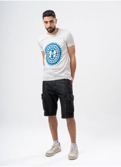 Arafa Print Men's Cotton Short Sleeve T-shirt Regular fit 