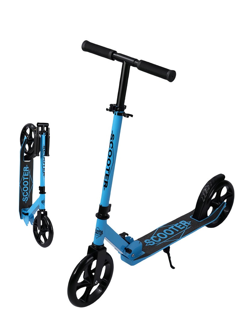 ما بيبي سكوتر ركل للأطفال، سكوتر قابل للطي بعجلتين مع مقود قابل للتعديل، للأولاد والبنات من سن 7 إلى 18 عامًا - Image 1