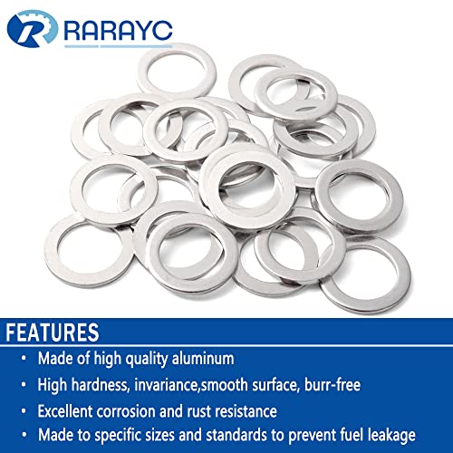 RARAYC 24 Pcs Transmission Fluid Drain Plug Crush Washer Replacement for Honda Accord Civic Acura and More Part# 90471-PX4-000 - Image 4