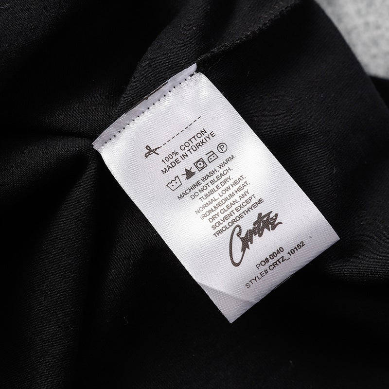 Niche Trendy Brand Timer Print Popular Versatile Short-Sleeve T-Shirt Summer Loose Casual Half-Sleeve - Image 5