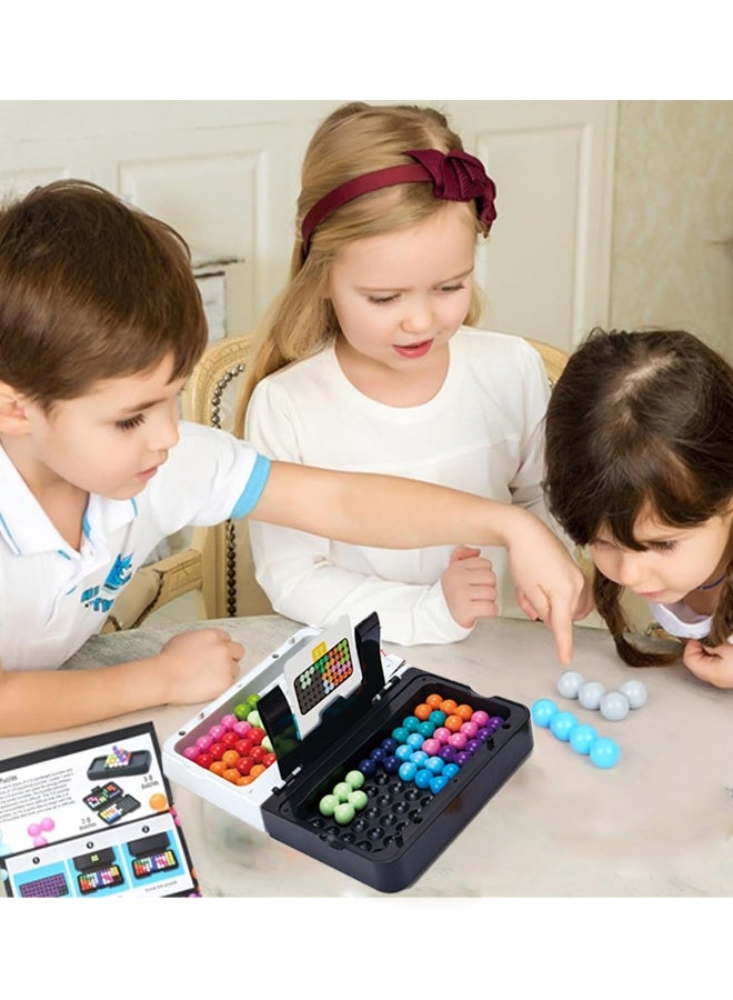 IQ Game Puzzle Set - 118 Challenges 2D & 3D Logic Games for Kids Ages 6+ & Adults - 3D Maze Toy, Brain Teasers & Smart Puzzles from 7+ Years - 2-Player Mode, Problem-Solving & Critical Thinking - Educational Toy, Family Game Night & Gift - Durable - Image 3