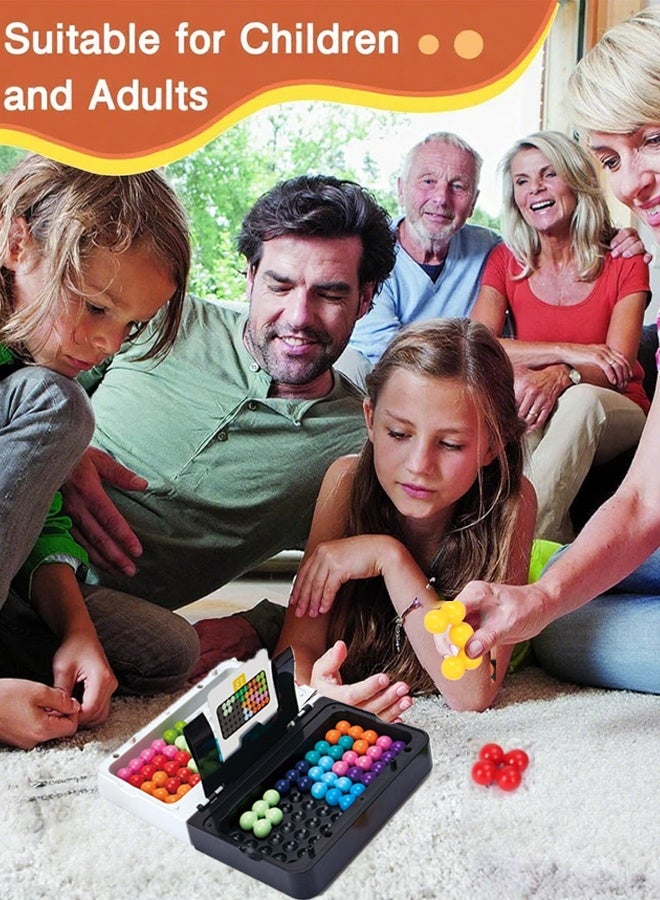 IQ Game Puzzle Set - 118 Challenges 2D & 3D Logic Games for Kids Ages 6+ & Adults - 3D Maze Toy, Brain Teasers & Smart Puzzles from 7+ Years - 2-Player Mode, Problem-Solving & Critical Thinking - Educational Toy, Family Game Night & Gift - Durable - Image 2