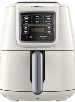 تورنيدو مقلاة هوائية 4 لتر من تورنيدو THF-1554D-XL-CS، قدرة 1550واط، كريمي وفضي، 1550.0 واط  - Image 1