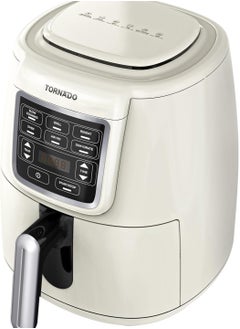 تورنيدو مقلاة هوائية 4 لتر من تورنيدو THF-1554D-XL-CS، قدرة 1550واط، كريمي وفضي، 1550.0 واط  - Image 2