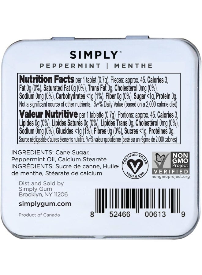 Simply Mints Peppermint Breath Mints - Pack of Six - Image 3
