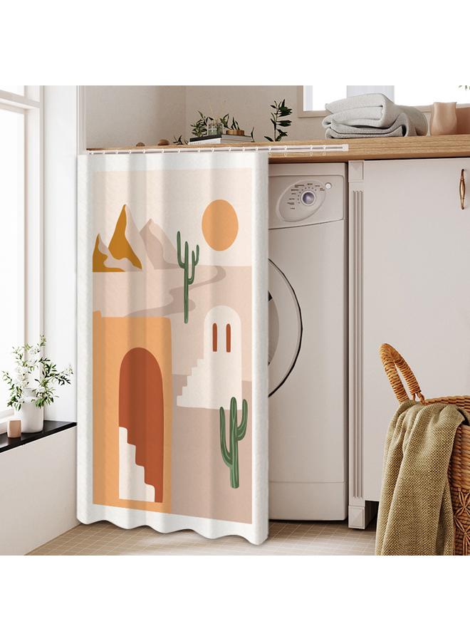 الأزرق جي دبليو الستائر السحرية المصنوعة من الستائر المضادة للغبار - Image 1