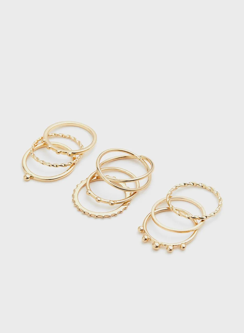 H&M 9-Pack Rings