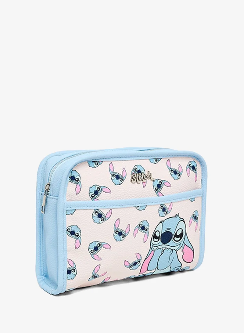 R&B Stitch Print Travel Pouch