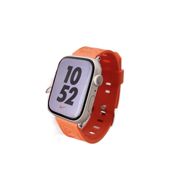 AD Black Smartwatch Band Compatible with Apple Watch with Adjustable Fit Replacement Strap for Daily Wear - Image 2