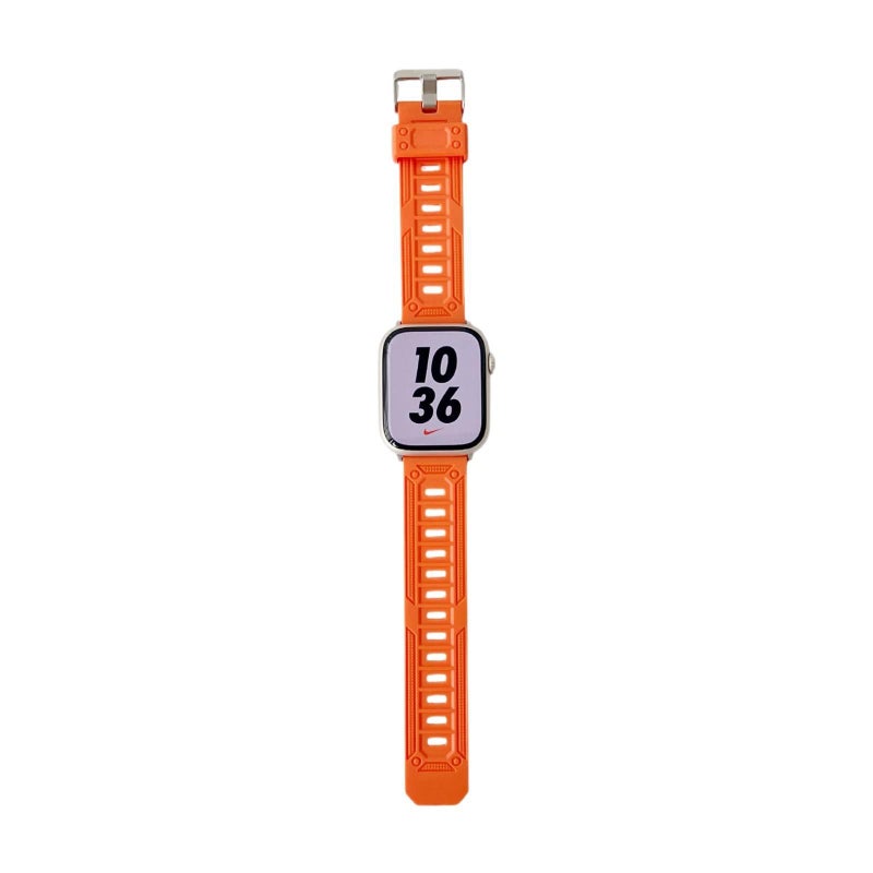 AD Black Smartwatch Band Compatible with Apple Watch with Adjustable Fit Replacement Strap for Daily Wear - Image 5