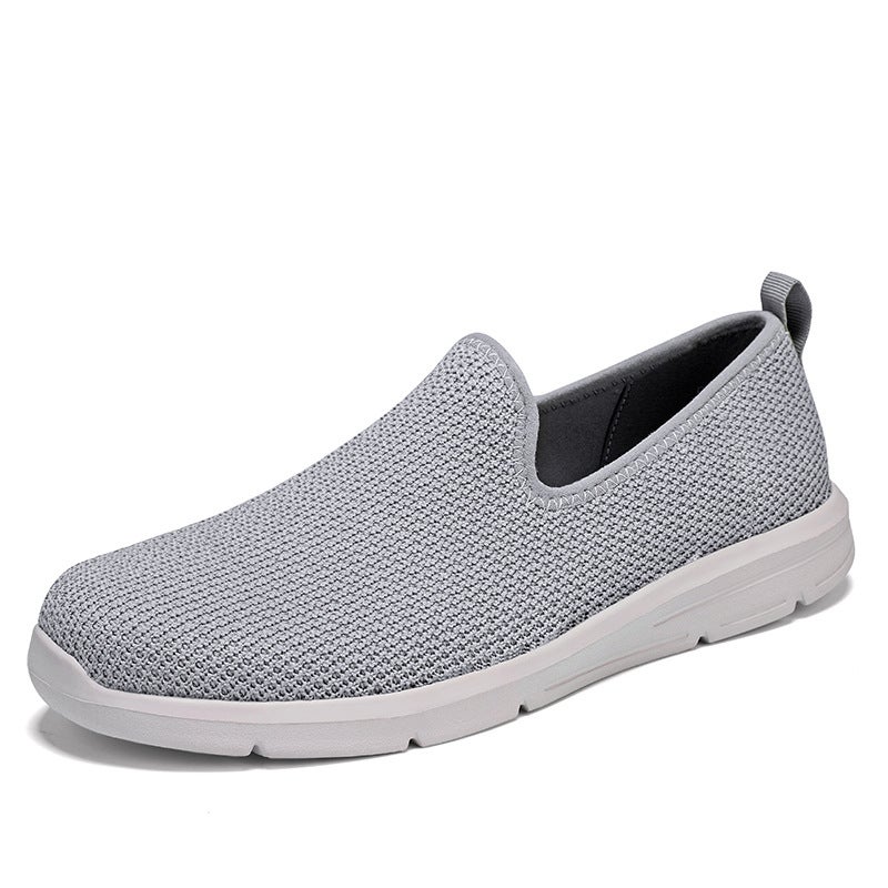 Popular Spring/Summer Lightweight Slip-on Casual Shoes for Men and Women, Plus Size, Cross-border  E-knit