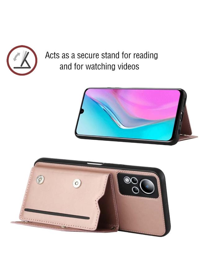 Zaboon Case For Infinix Note 11 Skin Feel PU + TPU + PC Phone Case - Image 4