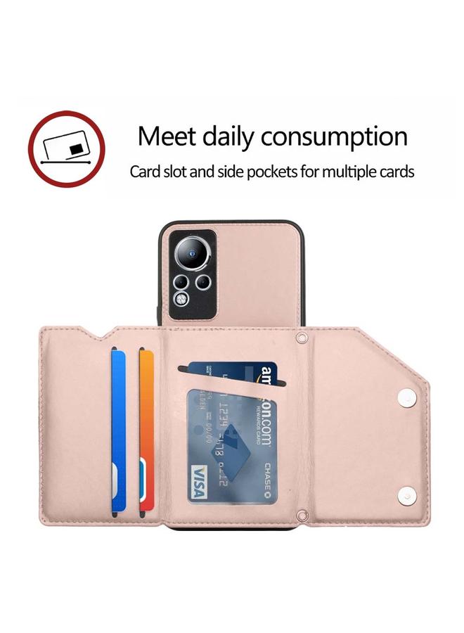 Zaboon Case For Infinix Note 11 Skin Feel PU + TPU + PC Phone Case - Image 5