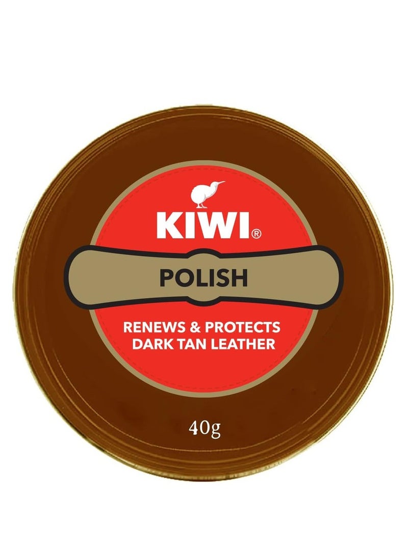 Kiwi Polish Dark Tan Leather  - Image 1