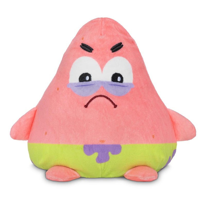 TeeTurtle Reversible Spongebob Squarepants Patrick Star 6-Inch Two-Sided Flip Plush Toy with Embroidered Details - Cute Mini Collectible Plush for Kids, Teens, and Adults - Image 3
