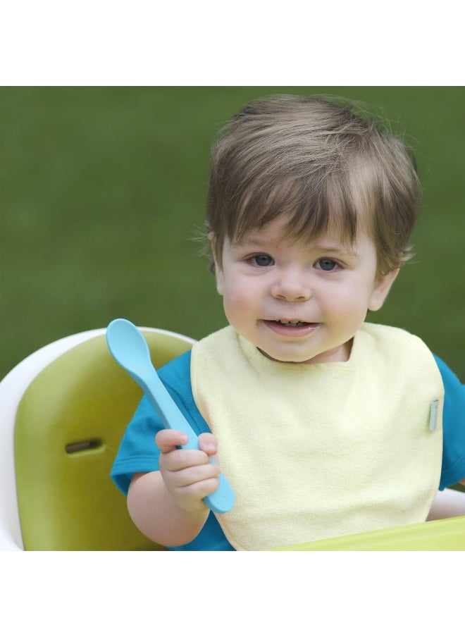 green sprouts Green Sprouts Baby Stay-Dry Infant Bibs, 3-12 months, Multi Color, (10pcs) Pack Of 1  - Image 3