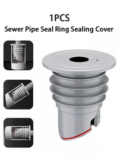 GMORO Sewer Pipe Seal Ring Sealing Cover,Preventer Silicone Odor Proof Drainage Trap,Suitable for Bathroom Bathtub Kitchen Cleaning Tools  - Image 1