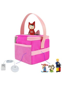 Annmore Carrying Bag For Toniebox And Tonies Figures With Cover For Tonies Ears Storage Case For Toniebox Characters And Accessories Pink  - Image 4