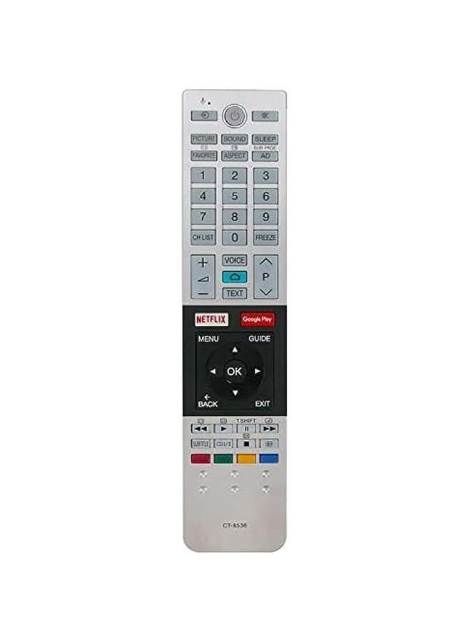 Zaboon New Ct-8536 Replacement Remote Control Fit For Toshiba Ultra-Hd Android Tv 58U7880Az U7880*Series  - Image 1