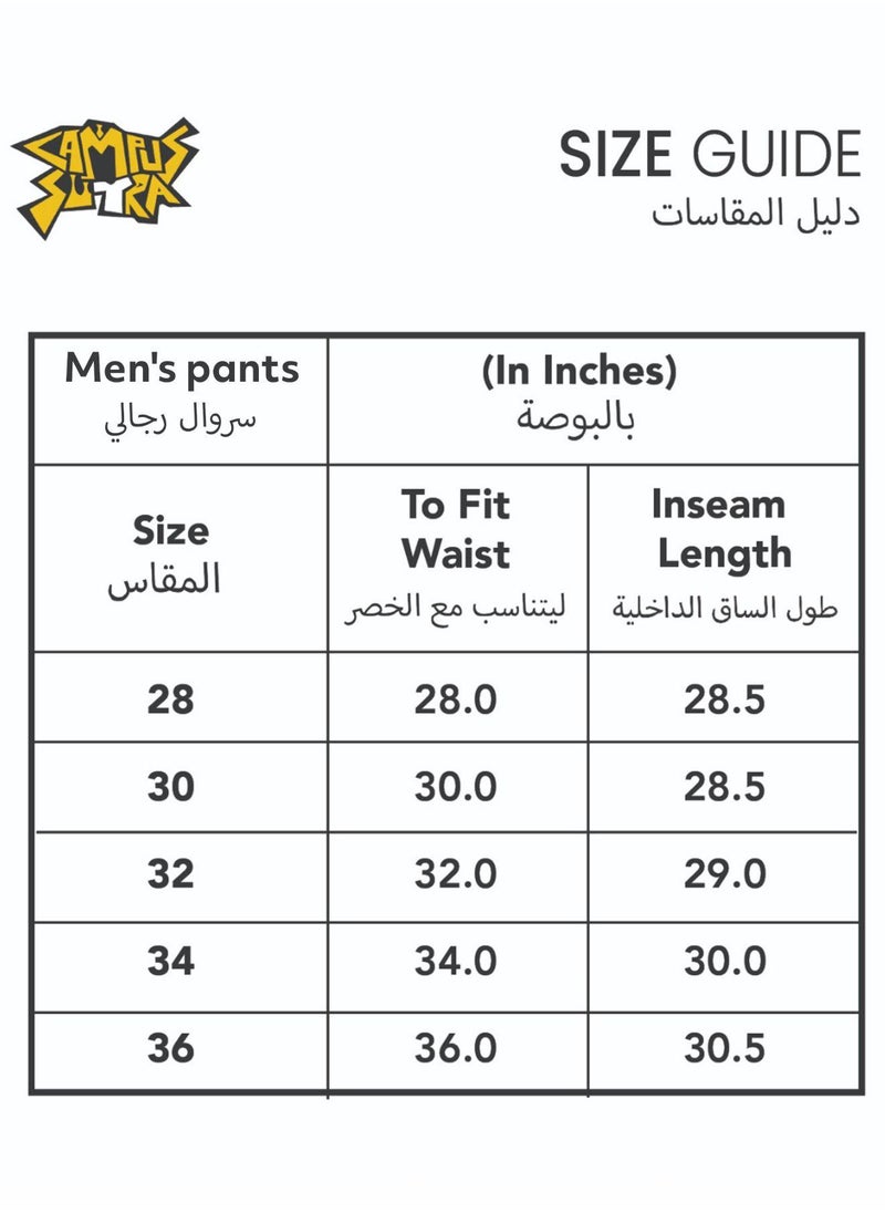 Campus Sutra Campus Sutra Men's Olive Green Tailored Linen-Blend Trousers For Casual Wear | Tailored Fit | 4 Pockets | Drawstring Closure | Trousers Crafted With Comfort Fit For Everyday Wear  - Image 4