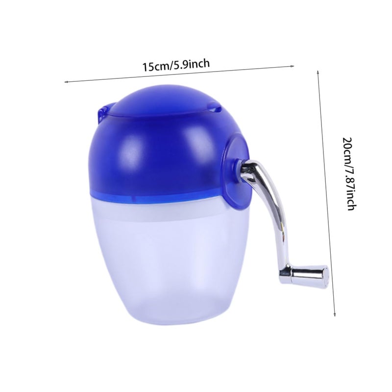 Manual Hand Crank Ice Crusher Shaver For Cold Drinks Portable Kitchen Tool - Image 3