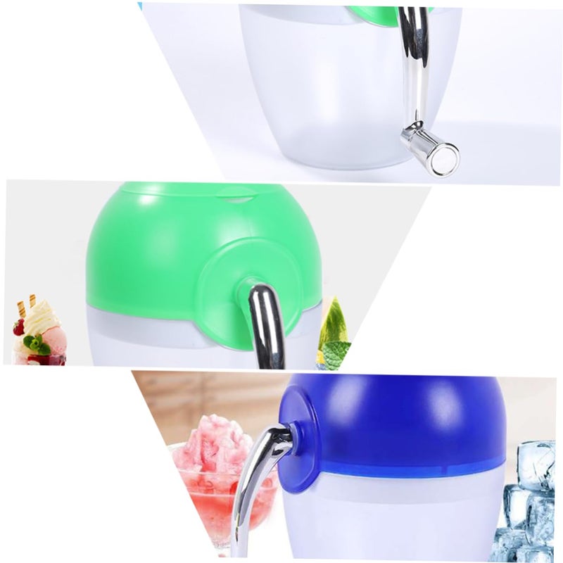 Manual Hand Crank Ice Crusher Shaver For Cold Drinks Portable Kitchen Tool - Image 4