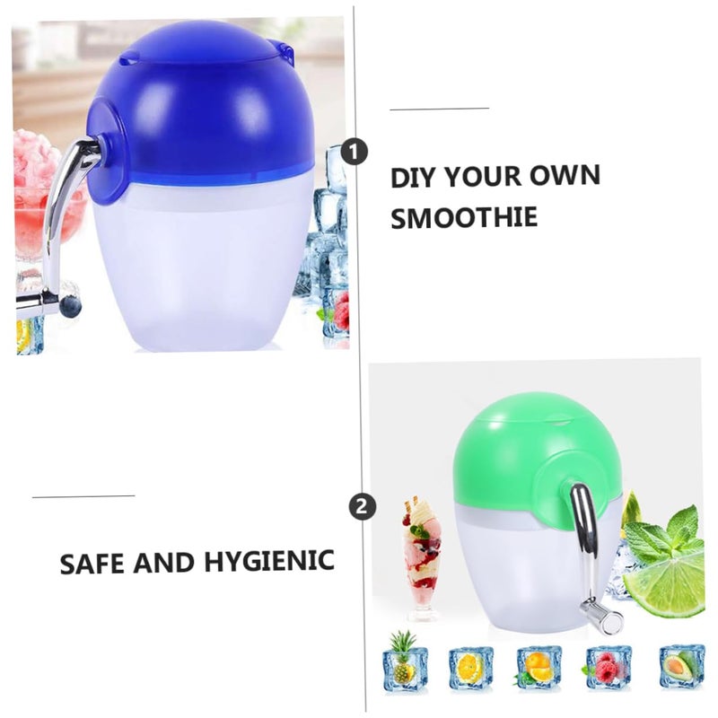 Manual Hand Crank Ice Crusher Shaver For Cold Drinks Portable Kitchen Tool - Image 5