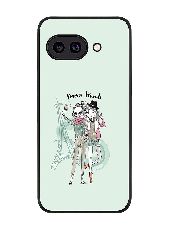 Stylizedd For Google Pixel 9a Case,Slim fit Camera Protection, Shockproof Thin Phone cover  - Forever Friends