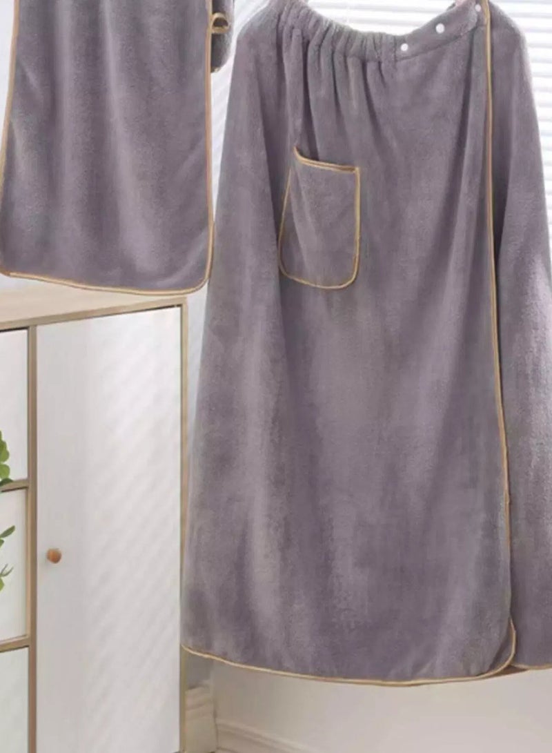 1pc Random Men Bath Skirt & 1pc Towel - Image 3