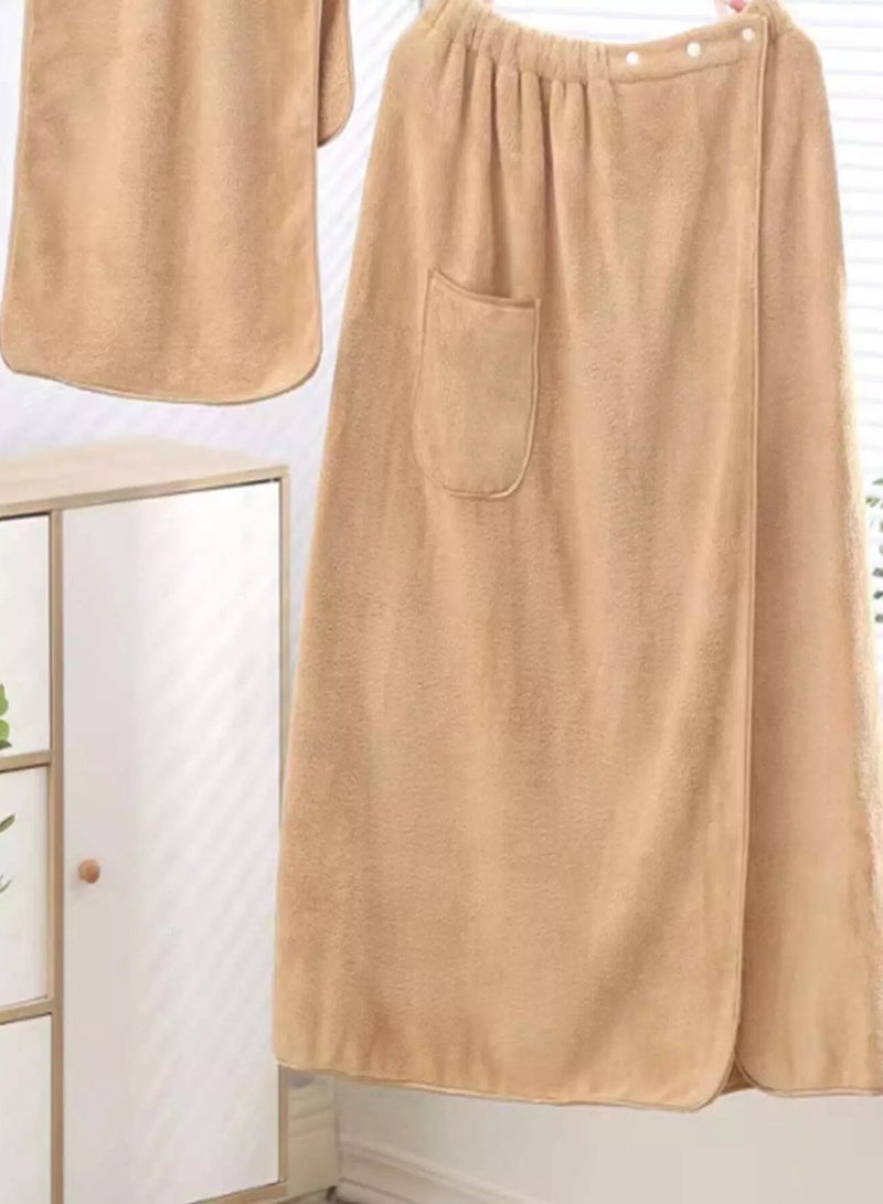1pc Random Men Bath Skirt & 1pc Towel - Image 4