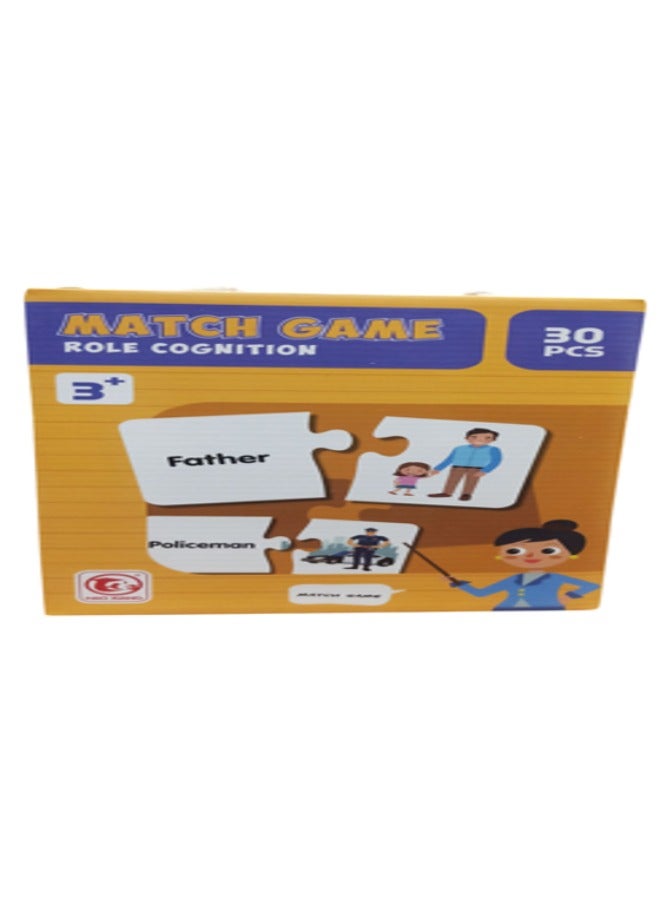 PUZZLES Match Game - Role Cognitions 30PCS