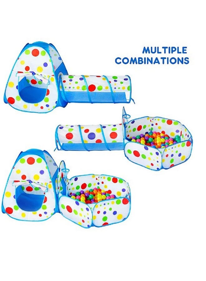 فنبلاست خيمة منزل نفق مسبح الكرات الملونة 3 في 1 من فن بلاست للأطفال - نفق مسبح الكرات بألوان قوس قزح للأطفال، منزل محمول للأطفال في الهواء الطلق قابل للطي ومسبح الكرات (الكرات غير متضمنة؛ متعدد الاستخدامات)، تصميم خيمة المنزل - Image 5