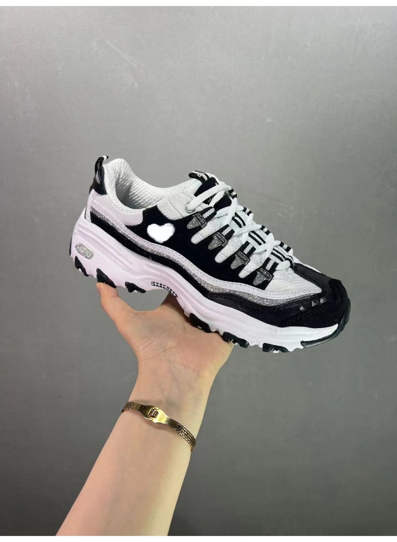 KUYING New Spring And Summer Breathable Classic Thick Sole Heightening Casual Sports Shoes