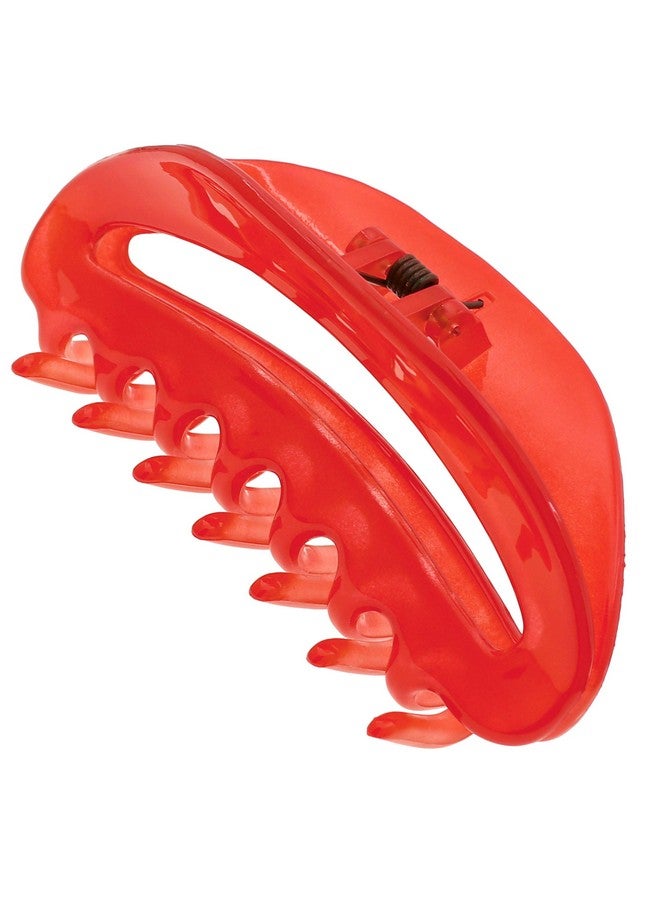 كاميلا مشبك شعر فرنسي باريس Cp2547 للنساء باللون الأحمر للفتيات مشبك شعر بمشبك فكي أنيق ومتين وتصفيف الشعر للسيدات الفاخرات، مشبك قوي مانع للانزلاق مصنوع في فرنسا - Image 1