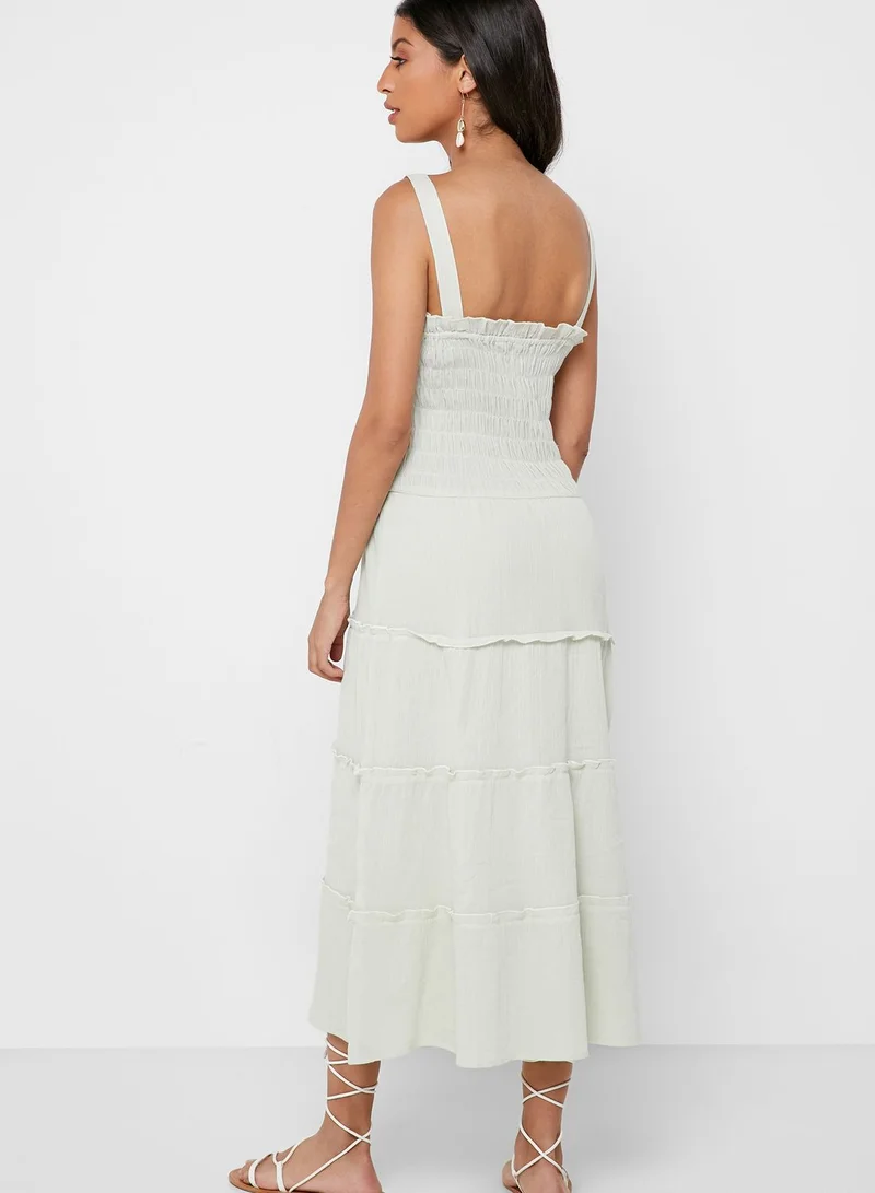 ONLY Button Detail Smock Dress