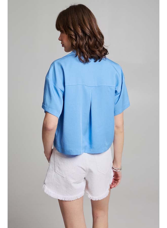 BSB Shortsleeve blouse with collar - Image 2