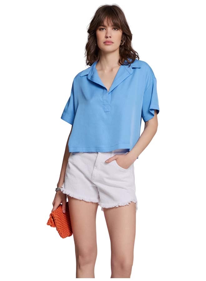 BSB Shortsleeve blouse with collar - Image 1