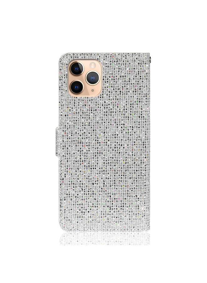 Zaboon Case For iPhone 13 Pro Glitter Powder Horizontal Flip Leather Case with Card Slots & Holder & Lanyard - Image 3
